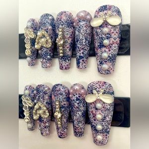 Handmade Animal Print Press On Nails